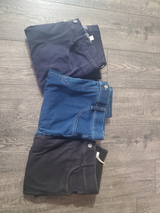 Denim - Women's Stretch Denim Jeans - Blue and Black